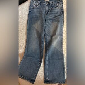 Risen Classic Blue distressed Denim Jeans